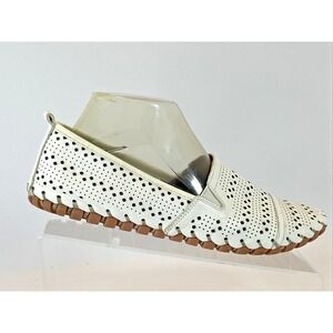 Springstep Perfortated Flats Women's 40EU 9.5US  Slip On Leather Comfort Shoes